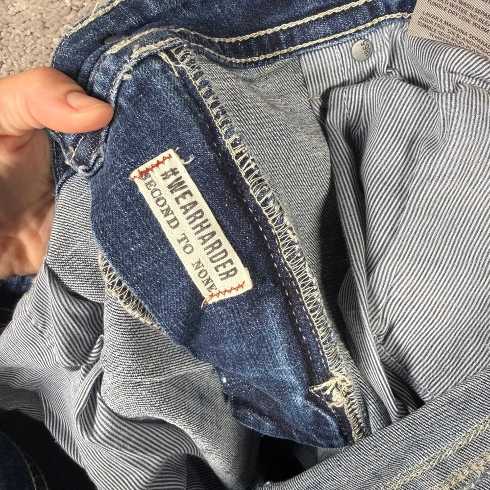 TK Axel Men's 40x32 Slim Bootcut Jeans Dark Wash Denim
